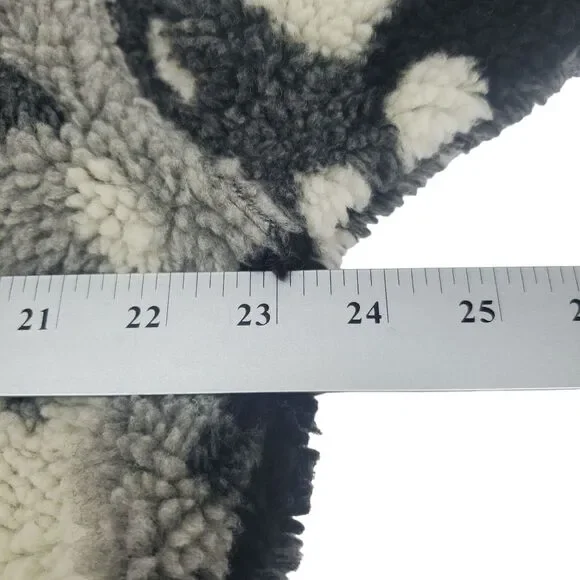 Dylan Fleece Jacket Hooded Mens XL Black Gray Camouflage Pullover Side Zip - Picture 7 of 9